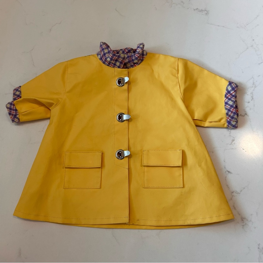 American Girl Bitty Baby Yellow Raincoat 1999 Retired